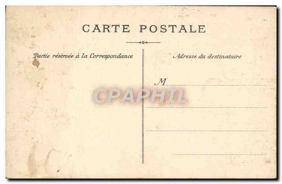 CPA Marseille L'Eglise des Reformes  — Rückseite
