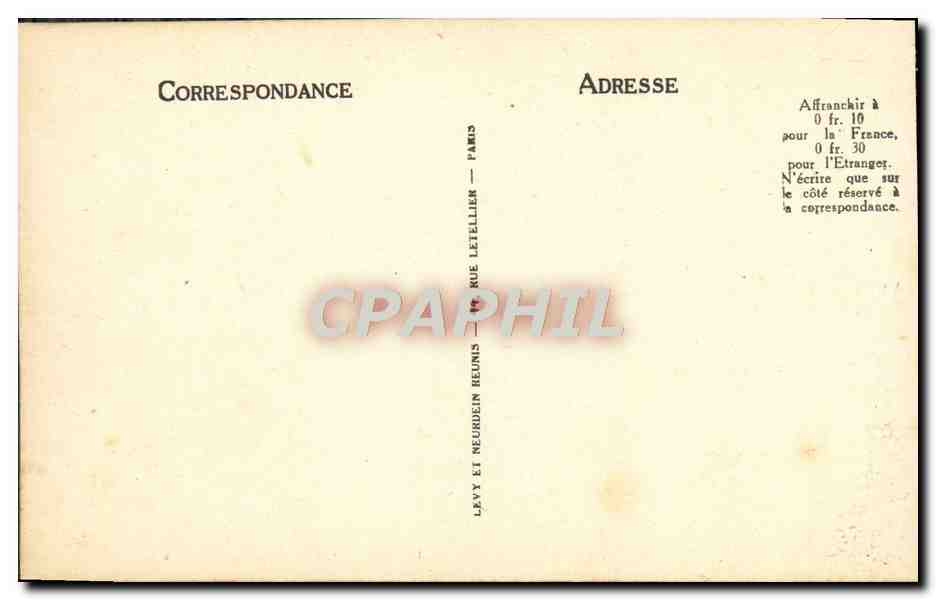 CPA Marseille La Rue de la Repulique  — Verso