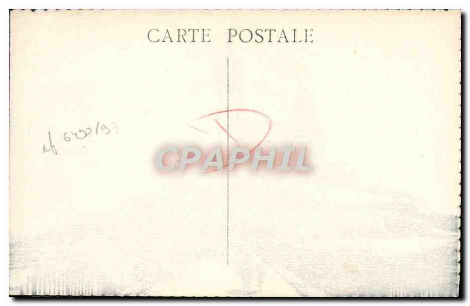 CPA Marseille Notre Dame de la Garde  — Verso