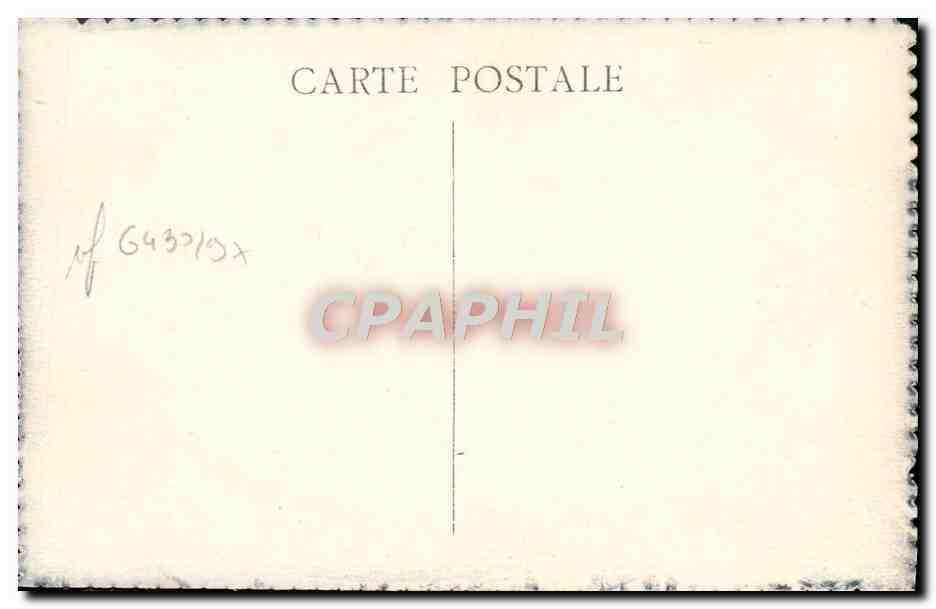CPA Marseille Place Castellane et la Fontaine Cantini — Verso
