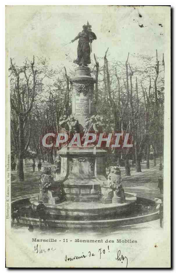 CPA Marseille Monument des Mobilles 
