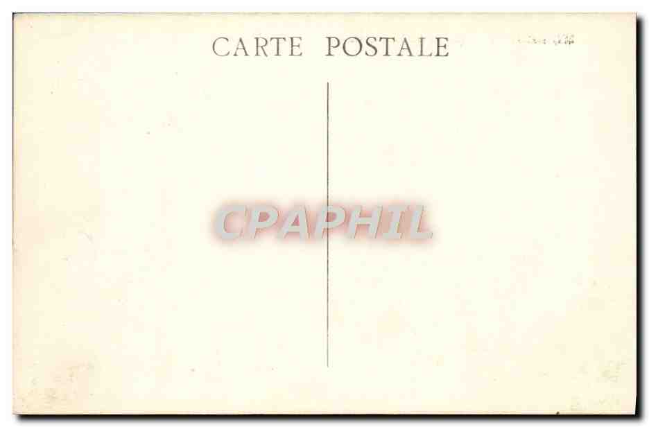 CPA Marseille N D de la Garde Avion — Rückseite