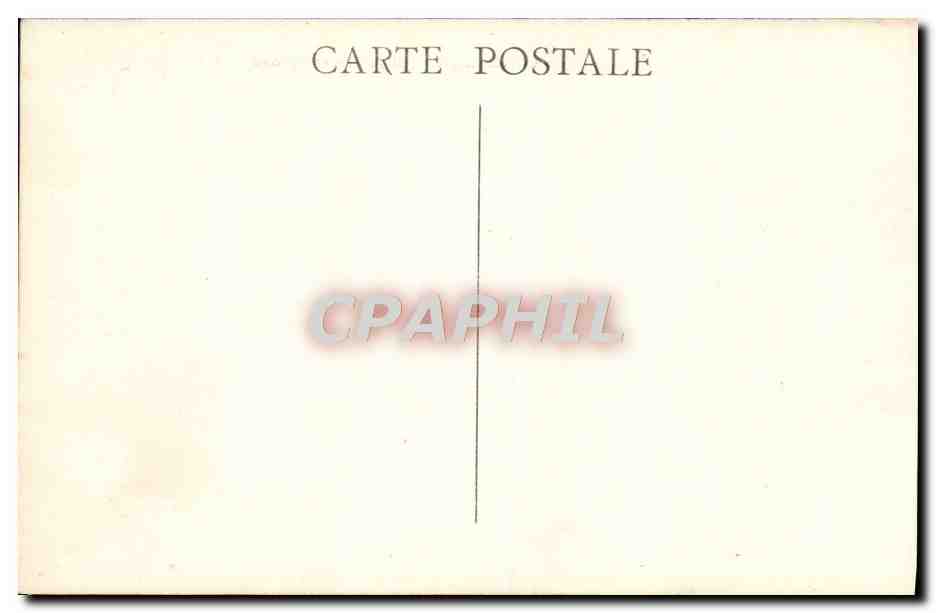 CPA Marseille Rue Cannebiere  — Verso