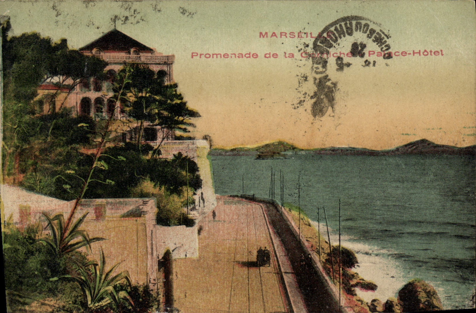 CPA Marseille Promenade de la Corniche et Palace Hotel