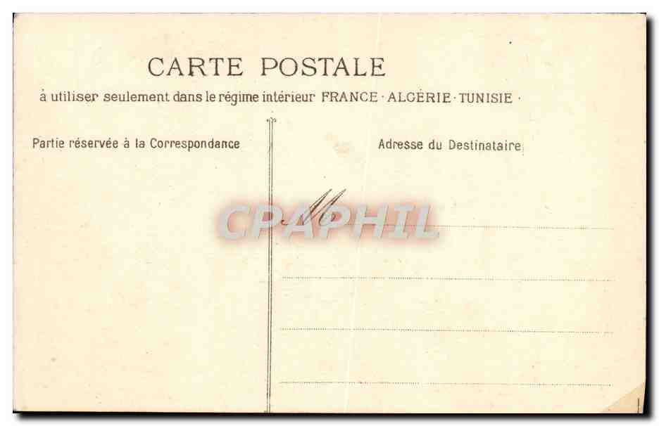 CPA Marseille Notre Dame de la Garde — Verso