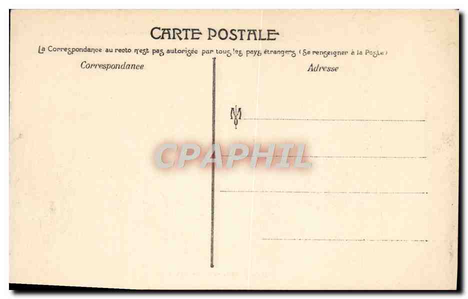 CPA Marseille Exposition Coloniale 1906 Palais de la mer oceanographique — Verso