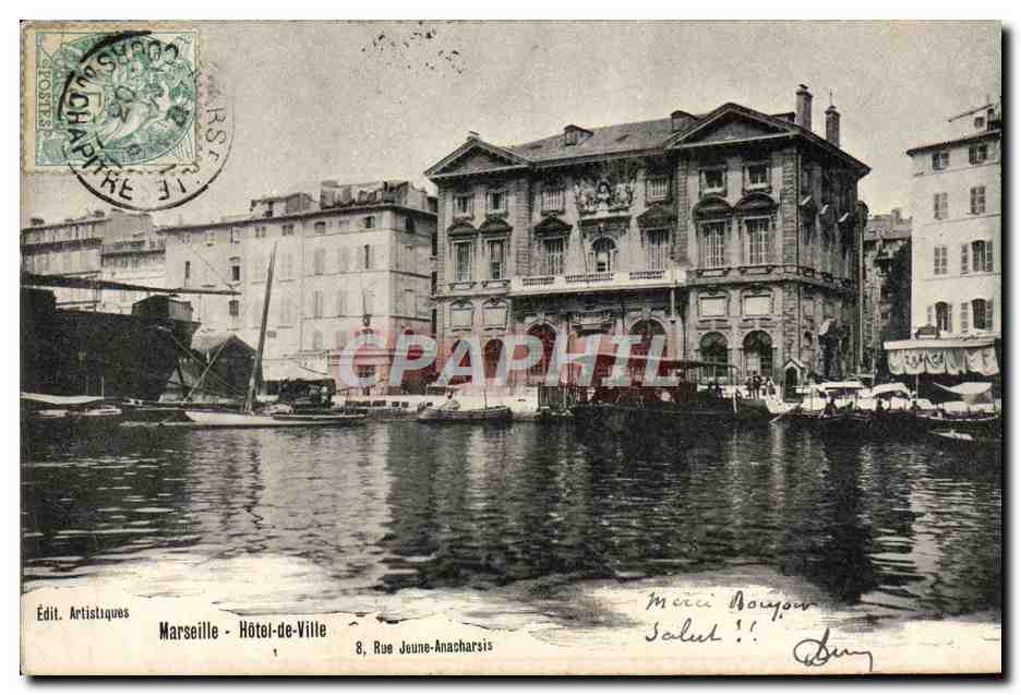 CPA Marseille Hotel de Ville 