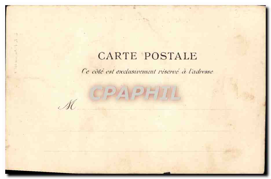 CPA Marseille La Plage du Prado — Verso