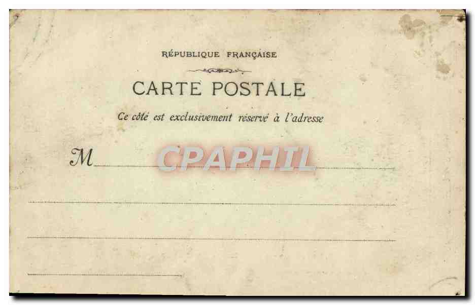 CPA Marseille La Rue de la Republique  — Rückseite