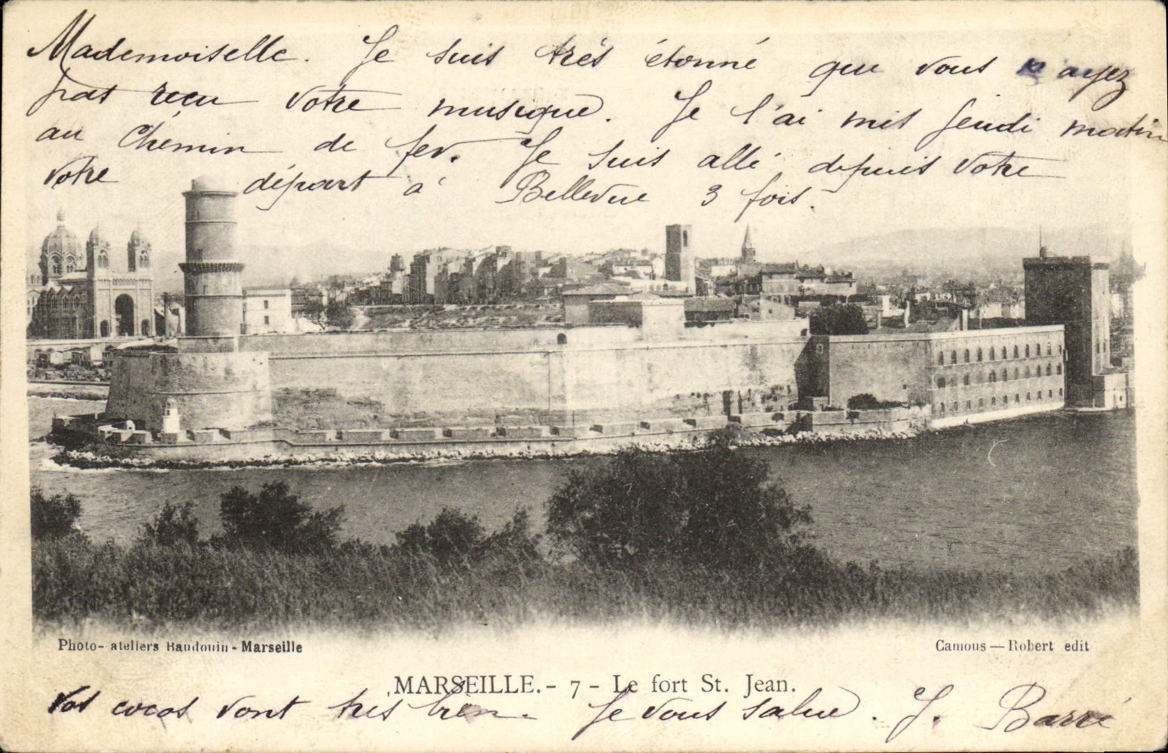CPA Marseille Le Fort St Jean 