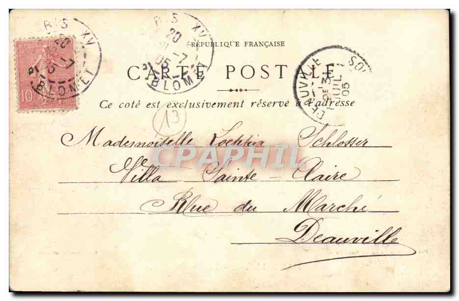 CPA Marseille Le Fort St Jean  — Rückseite