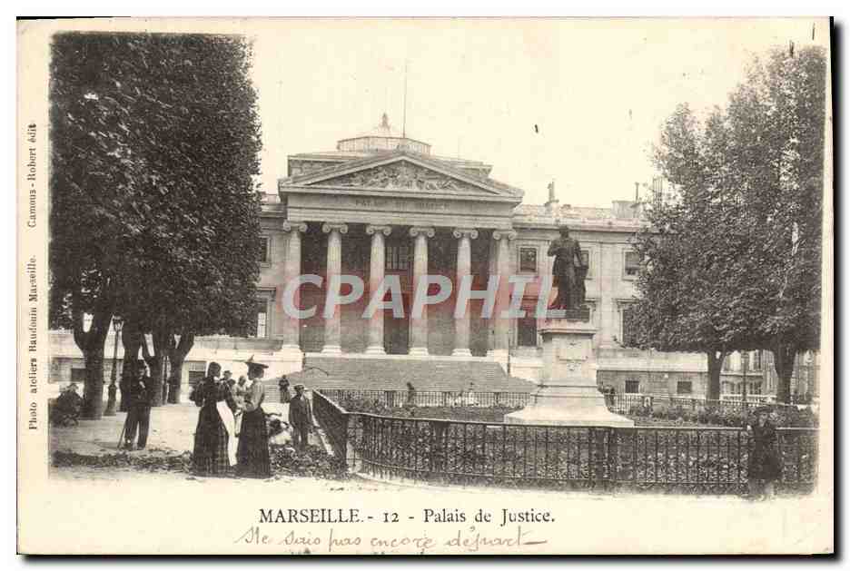 CPA Marseille Palais de Justice 
