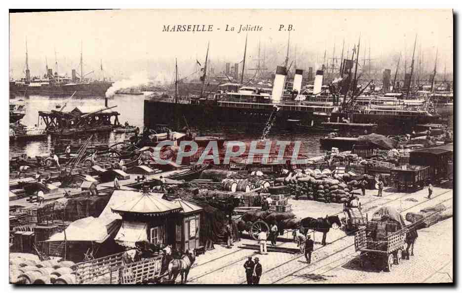 CPA Marseille La Joliette Bateaux