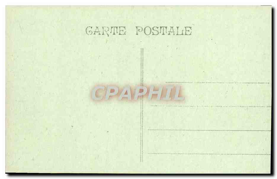 CPA Marseille Place Castellane Fontaine Cantini — Rückseite