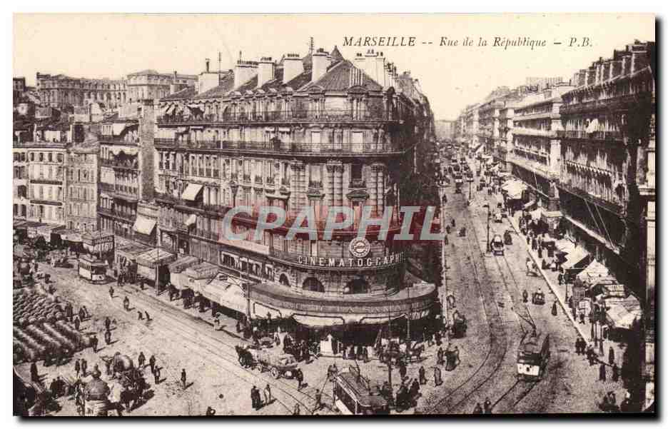 CPA Marseille Rue de la Republique 