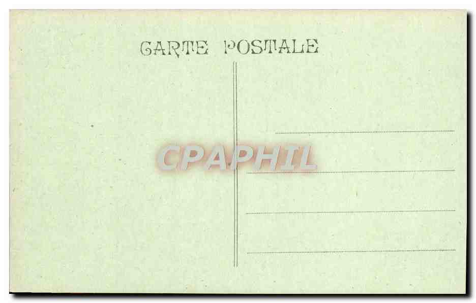 CPA Marseille Quai des Belges et Rue Cannebiere Bateaux — Verso