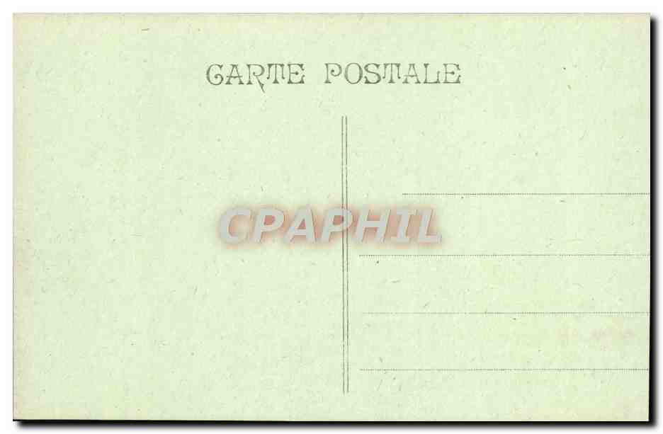 CPA Marseille Rue Cannebiere Tramway — Rückseite