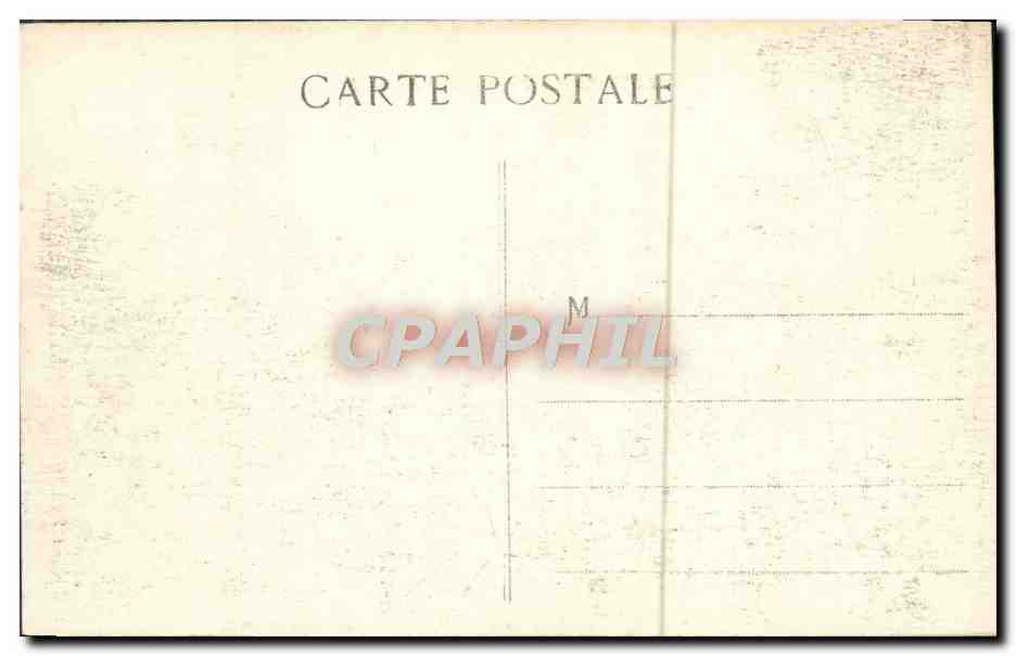 CPA Marseille Rue Cannebiere Tramways — Verso