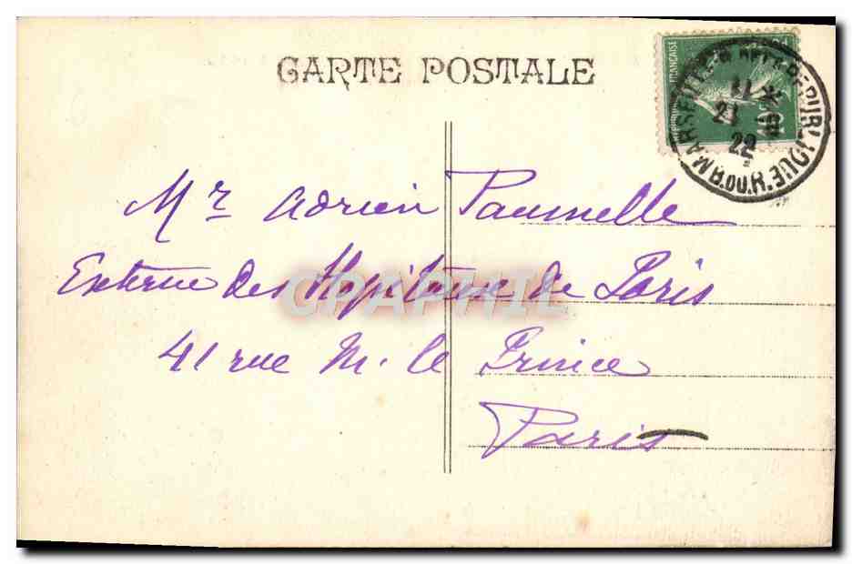 Marseille - Exposition Coloniale 1922 — Porte d'Annam — Rückseite