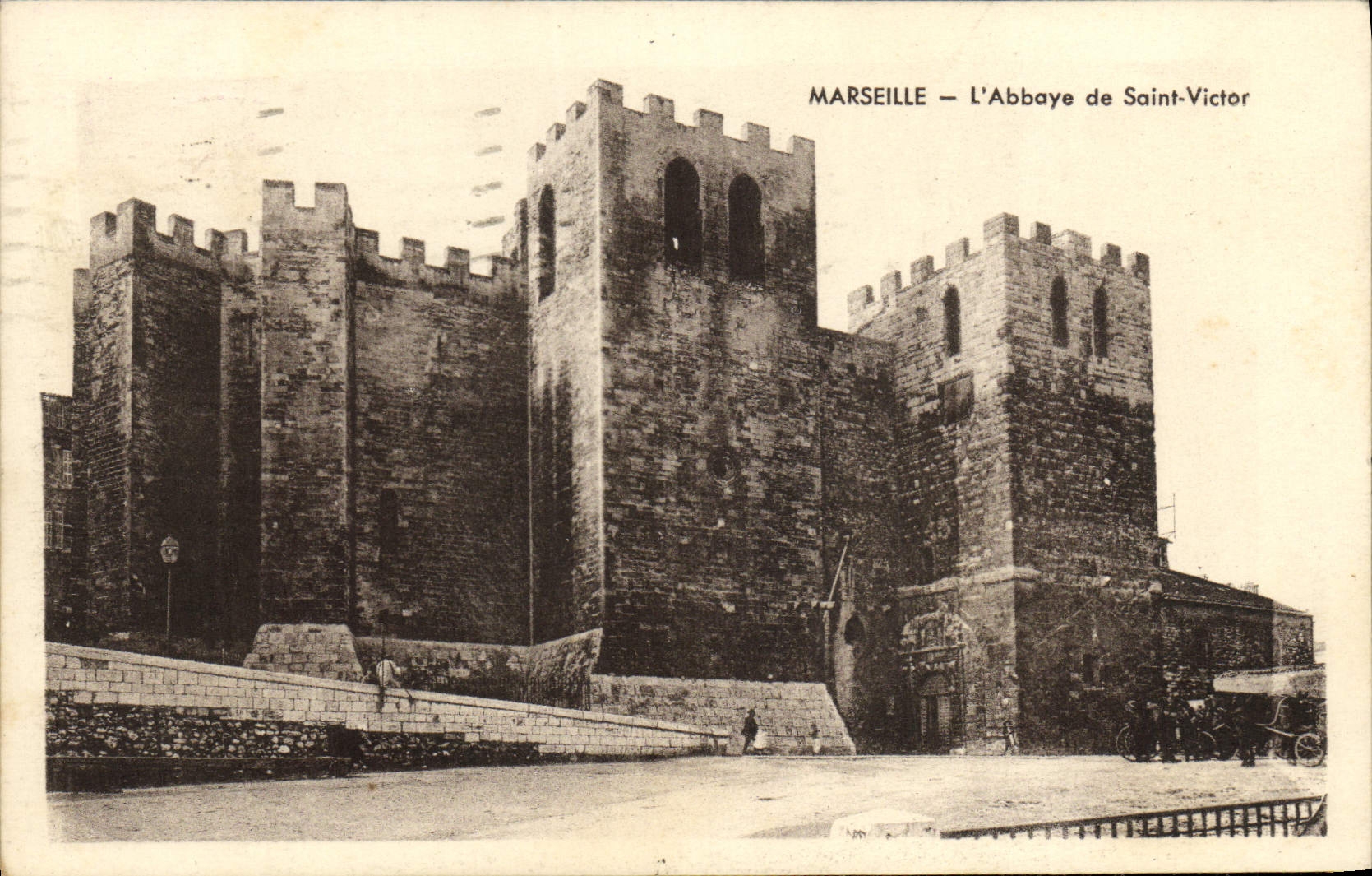 CPA Marseille L'Abbaye de Saint Victor 