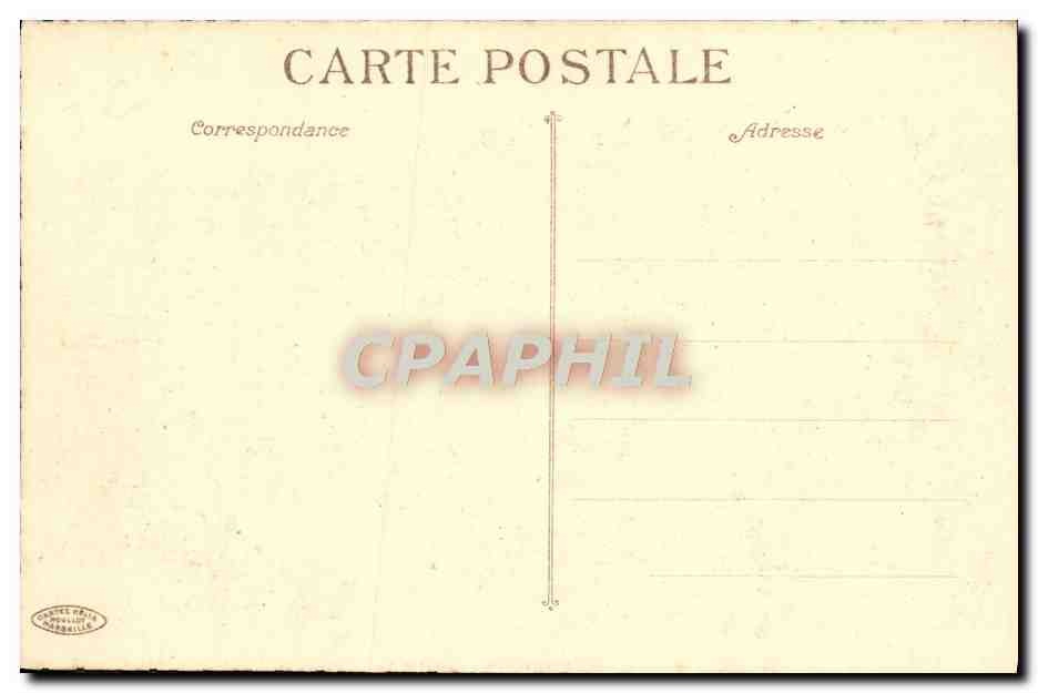 CPA Marseille Vue de la Corniche  — Rückseite