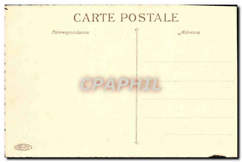 CPA Marseille Pont Transbordeur  — Verso
