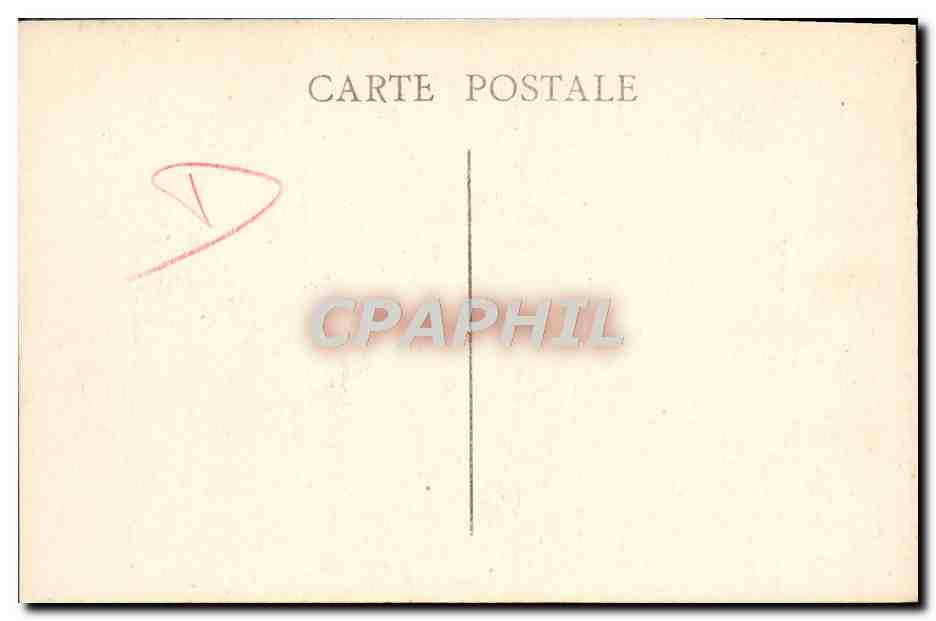 CPA Marseille Quai des Belges et la Canebiere Bateaux  — Verso