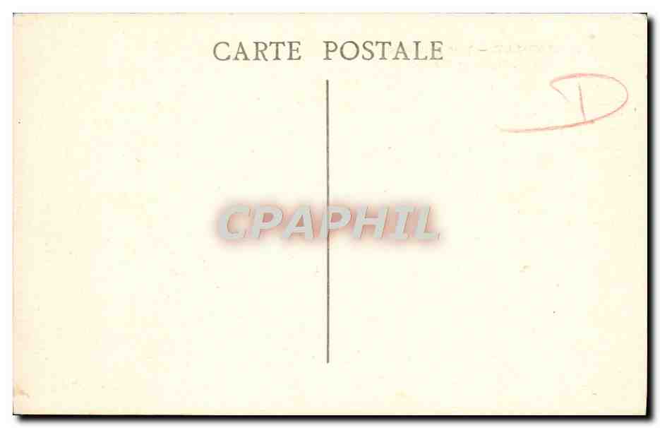 CPA Marseille Vue generale sur N D de la Garde  — Verso