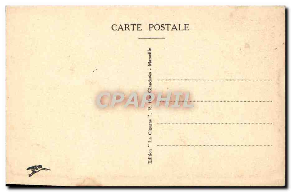 CPA Marseille Notre Dame de la Garde  — Verso