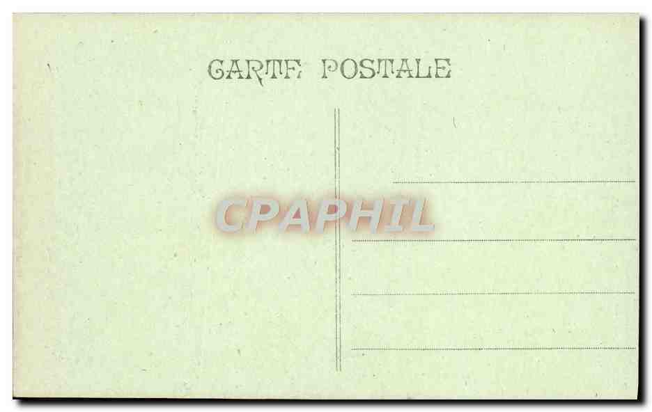 CPA Marseille Fontaine Cantini — Verso