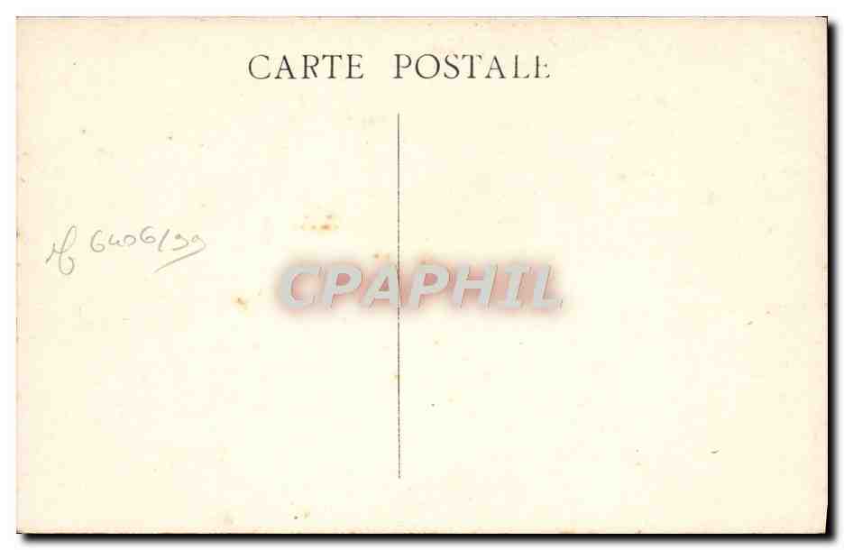 CPA Marseille Bassin du Carenage et N D de la Garde Bateaux — Verso