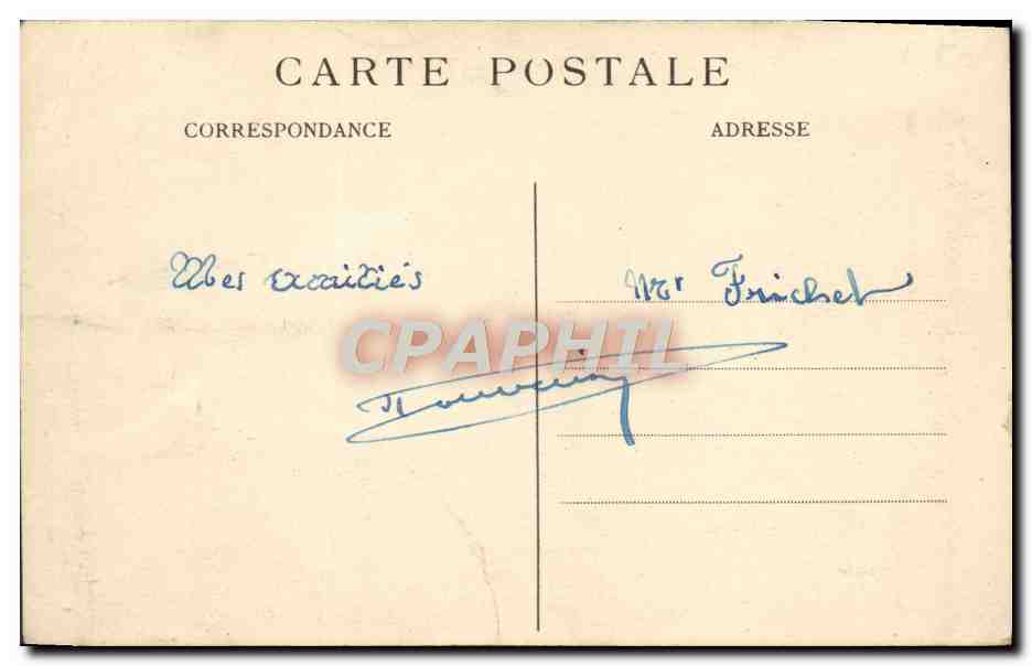 CPA Marseille Le Quai des Belges  — Verso