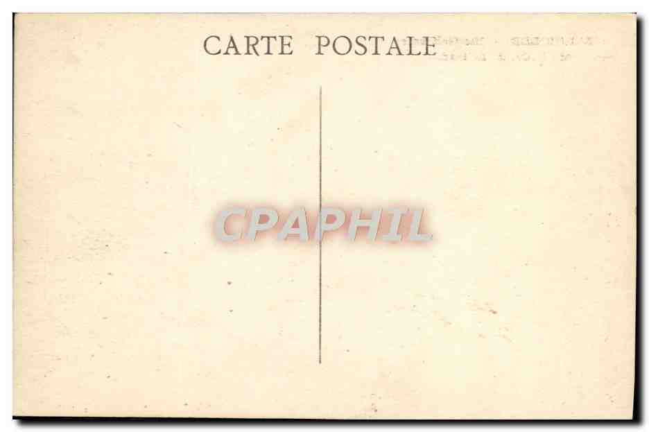 CPA Marseille Vue Generale de N D de la Garde  — Verso