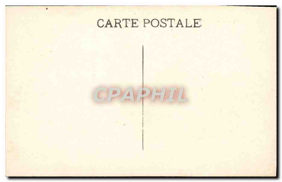 CPA Marseille Basilique de N D de la Garde  — Verso