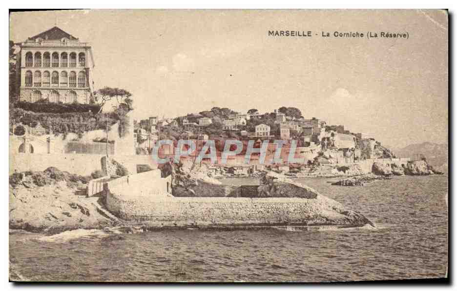 CPA Marseille La Corniche La reserve 