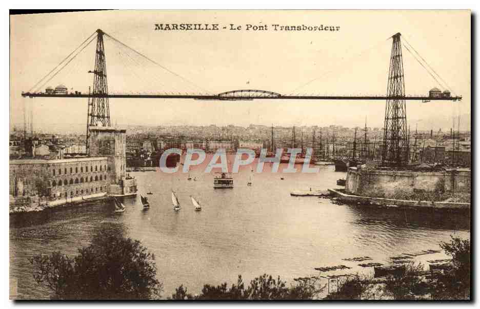 CPA Marseille Le Pont Transbordeur 