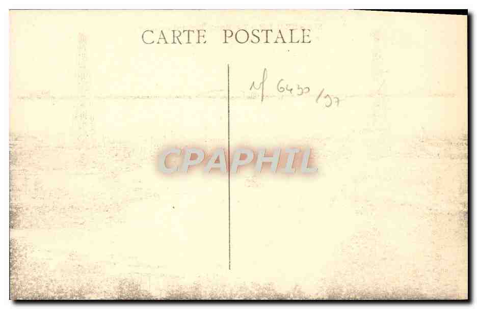 CPA Marseille Le Pont Transbordeur  — Verso