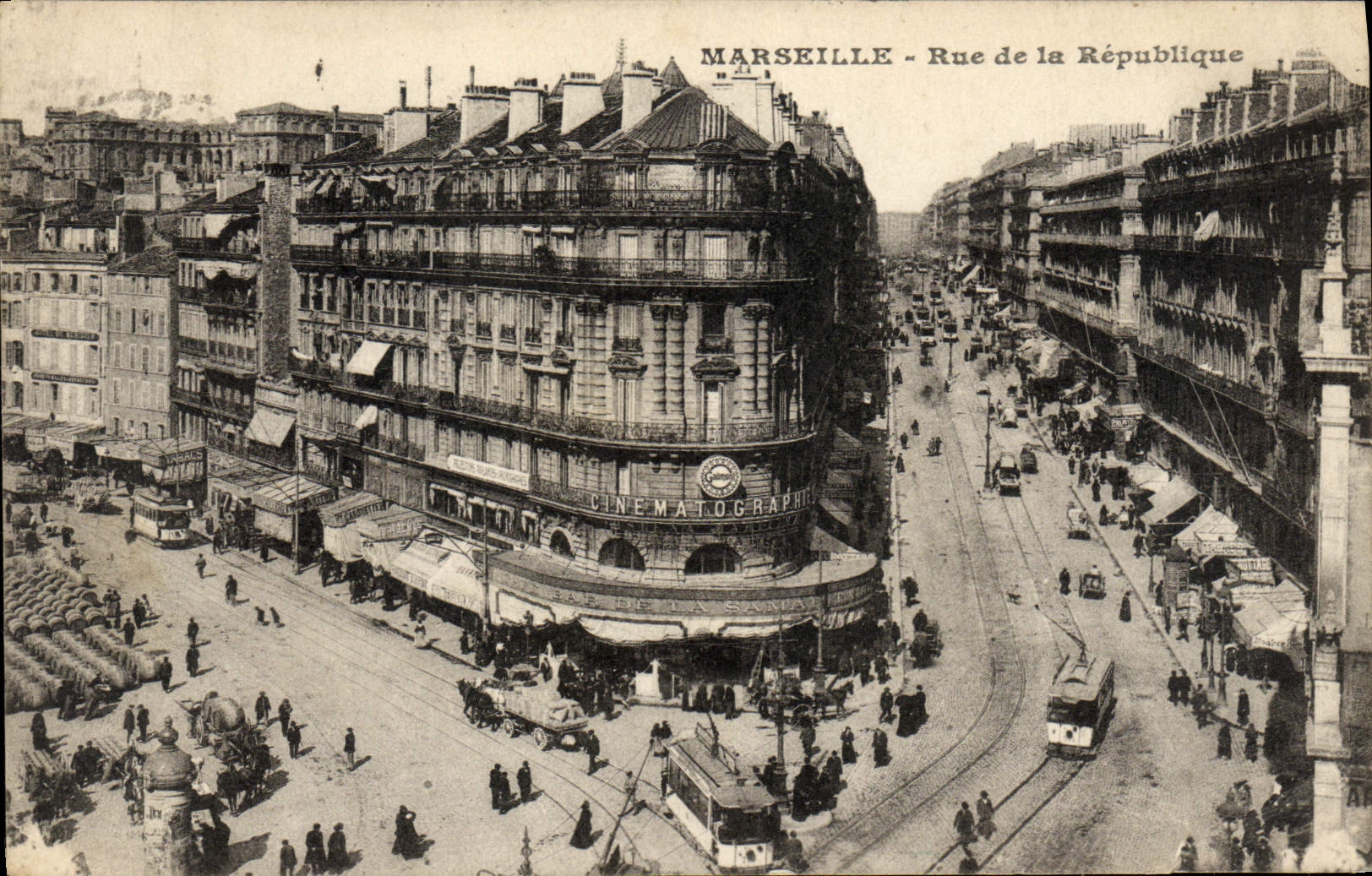 CPA Marseille Rue de la Republique 