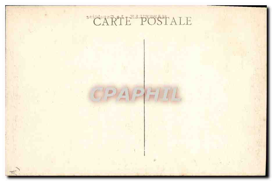 CPA Marseille La Canebiere Automobile Moto Tramway — Verso