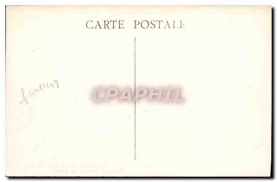 CPA Marseille Tunnel du Rove Canal de Marseille au Rhone  — Rückseite