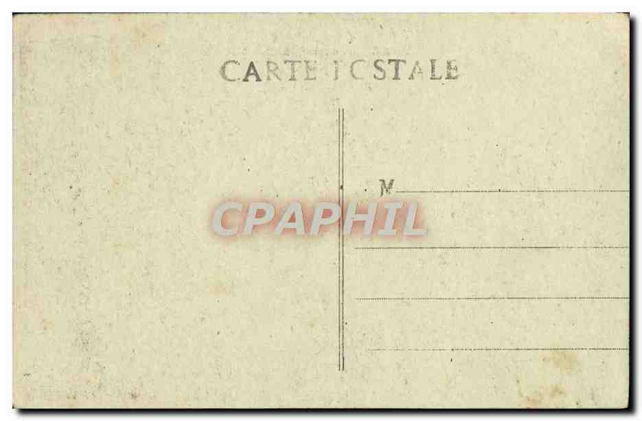 CPA Marseille Caserne St Charles Militaria — Rückseite