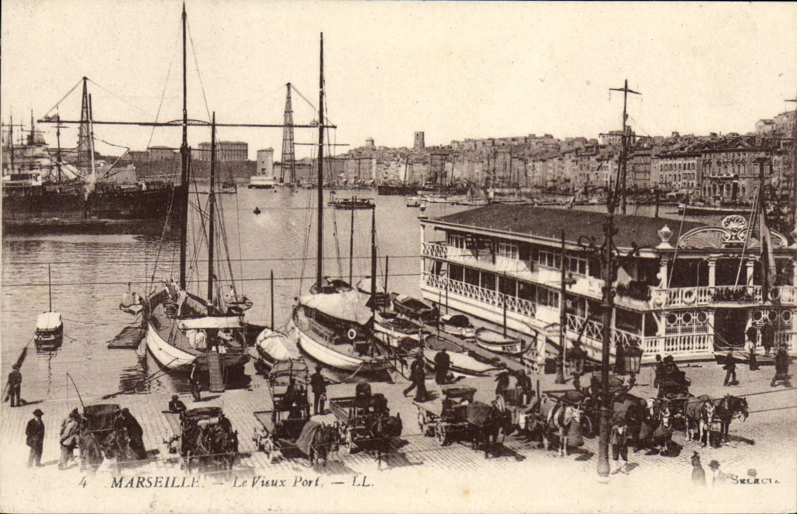 Marseille — Le Vieux Port — LL.