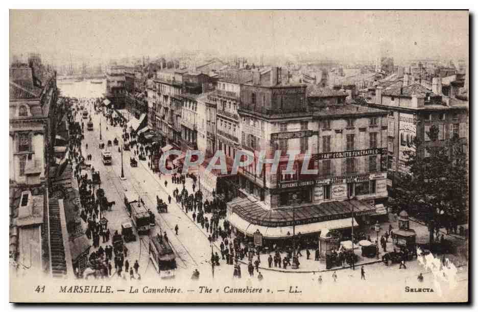 CPA Marseille La Cannebiere 