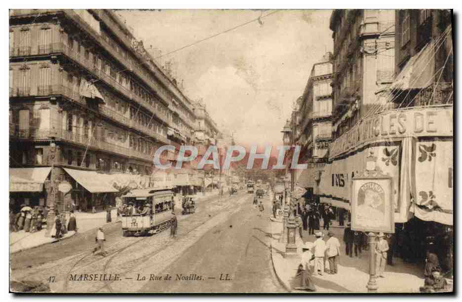 CPA Marseille La Rue de Noailles 