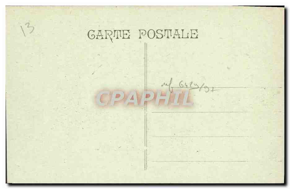 CPA Marseille Abbaye st victor — Verso