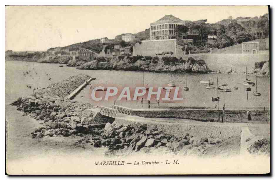 CPA Marseille La corniche