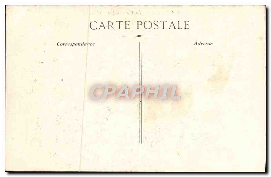 CPA Marseille La cannebiere — Rückseite