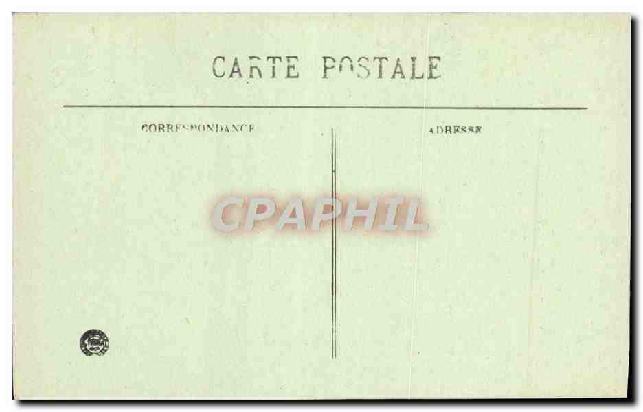 CPA Marseille ND de la garde le pont levis devant la Crypte  — Rückseite