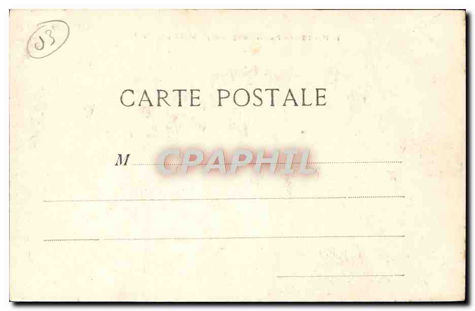CPA Marseille Le Palais longchamp — Rückseite