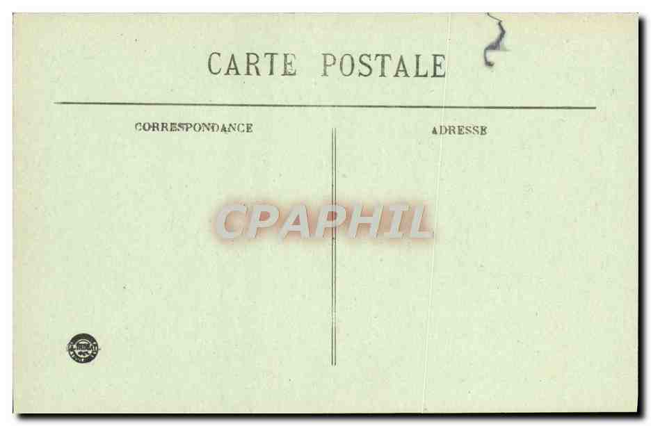 CPA Marseille De la Garde la statue colossale sur la tour — Verso